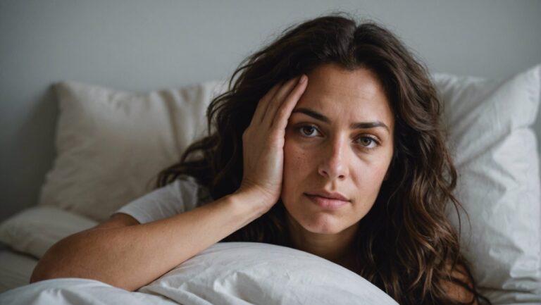 femme qui s'étire au reveil